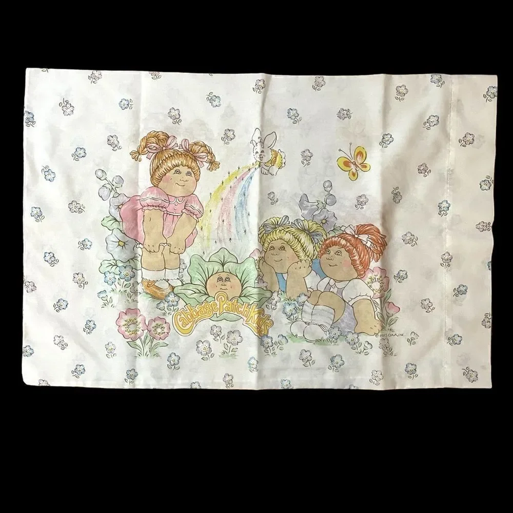 Vintage 80’s Cabbage Patch Kids 3 Piece Twin Sheet Set